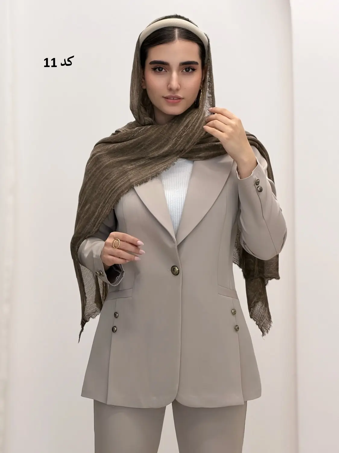 6889-شال کنفی لالیک